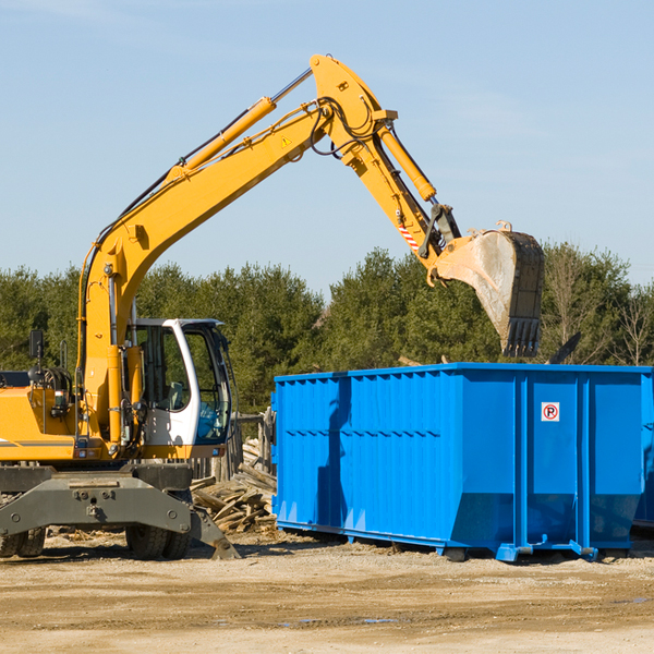 what size residential dumpster rentals are available in Carter OK